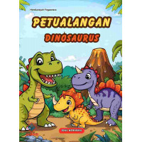 Buku Mewarnai Petualangan Dinosaurus