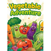 Buku Mewarnai Vegetable Adventure