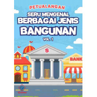 Buku Mewarnai Petualangan Seru Mengenal Berbagai Jenis Bangunan Vol.1